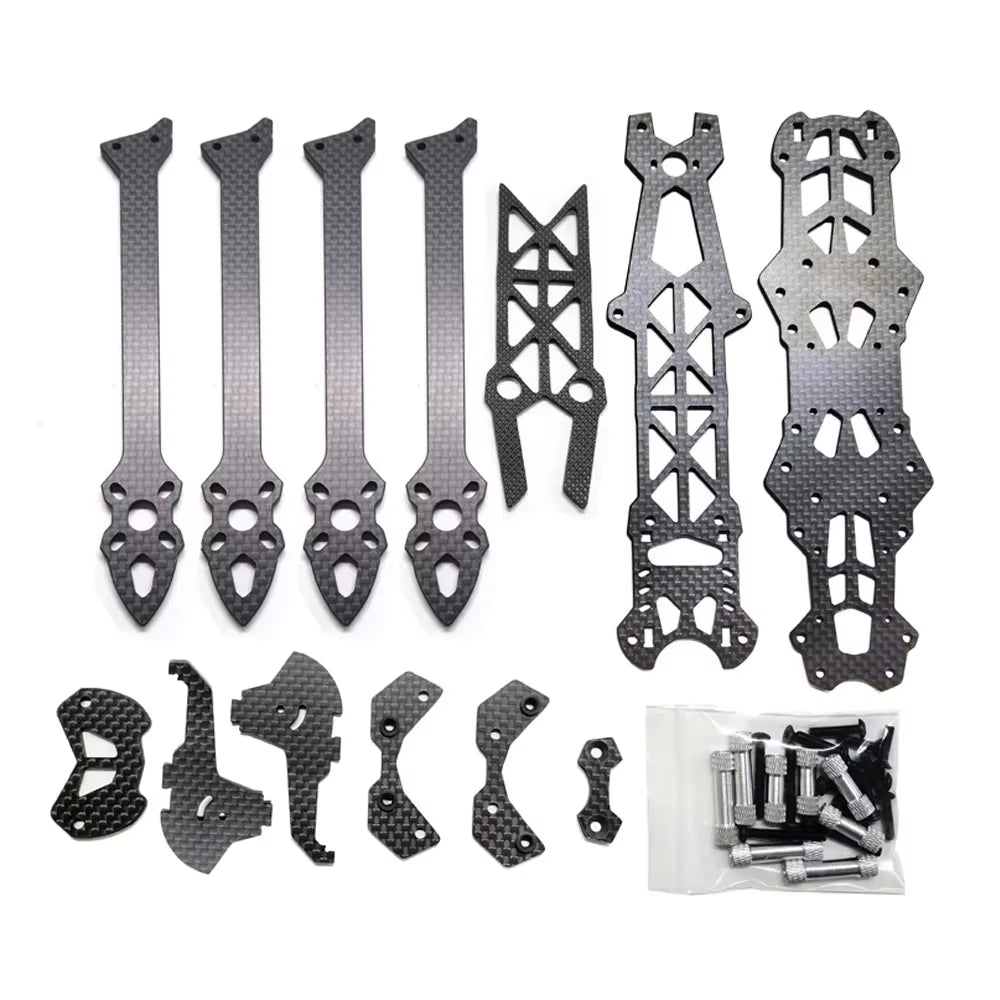 1Pcs Mark4 Mark 4 HD 7Inch 295Mm 3K Carbon Fiber Quadcopter Frame Freestyle FPV Racing Drone Kit with 3D Print Part Accessories