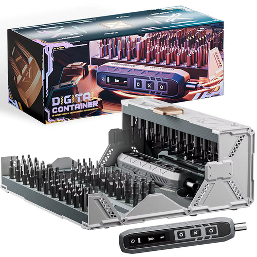 180 in 1 Precision Electric Screwdriver Set 3 Torque Modes with 160 Magnetic Bits Cordless Repair Tool Kit for Iphone PC Camera
