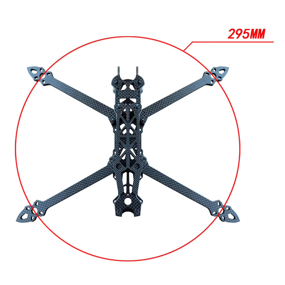 1Pcs Mark4 Mark 4 HD 7Inch 295Mm 3K Carbon Fiber Quadcopter Frame Freestyle FPV Racing Drone Kit with 3D Print Part Accessories