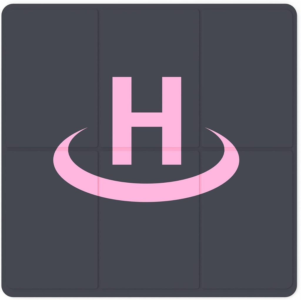25-Inch Weighted Drone Landing Pad for DJI Mini 3 Pro, Mavic 3, Mavic Air 2/2S, DJI Mini 2, FPV Drone, and Avata Fly More Kit Accessories (Pink)